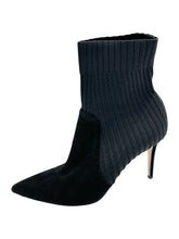 Load image into Gallery viewer, Gianvito Rossi Katie Suede Ankle Sock Boots (Black)

