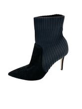 Load image into Gallery viewer, Gianvito Rossi Katie Suede Ankle Sock Boots (Black)
