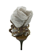 Load image into Gallery viewer, Valentino Garavani Leather T-Strap Pumps Olive Green
