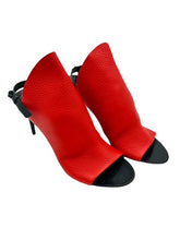 Load image into Gallery viewer, Balenciaga Leather Slingback Pumps (Red)
