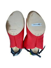 Load image into Gallery viewer, Balenciaga Leather Slingback Pumps (Red)
