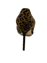 Load image into Gallery viewer, Manolo Blahnik Suede Animal Print Pumps
