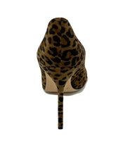 Load image into Gallery viewer, Manolo Blahnik Suede Animal Print Pumps
