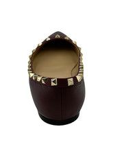 Load image into Gallery viewer, Valentino Garavani Lizard Ballet Flats (Plum)
