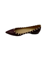 Load image into Gallery viewer, Valentino Garavani Lizard Ballet Flats (Plum)
