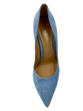 Load image into Gallery viewer, Gianvito Rossi Suede Pumps (Light Blue)
