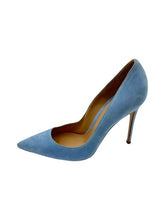 Load image into Gallery viewer, Gianvito Rossi Suede Pumps (Light Blue)
