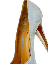 Load image into Gallery viewer, Gianvito Rossi Suede Pumps (Light Blue)

