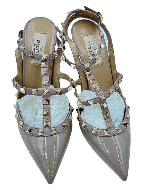 Valentino Garavani Leather Pumps (Nude)