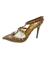 Load image into Gallery viewer, Valentino Garavani Leather Pumps (Nude)
