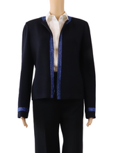 Load image into Gallery viewer, ST. JOHN Studded Pique Knit Cardigan
