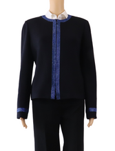 Load image into Gallery viewer, ST. JOHN Studded Pique Knit Cardigan
