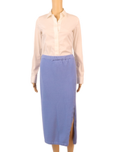 Load image into Gallery viewer, ST. JOHN EVENING Blue Knit Skirt
