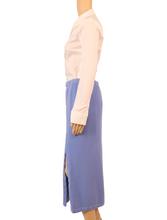 Load image into Gallery viewer, ST. JOHN EVENING Blue Knit Skirt
