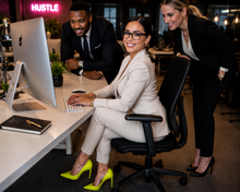 Load image into Gallery viewer, Valentino Garavani Neon Yellow Leather Pumps
