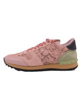 Load image into Gallery viewer, Valentino Garavani Pink Lace Sneakers
