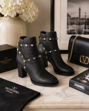 Load image into Gallery viewer, Valentino Garavani Rockstud Leather Ankle Boots
