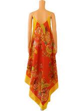 Load image into Gallery viewer, Van Gandie Scarf Hem Sheer Sundress [EBAY Only]
