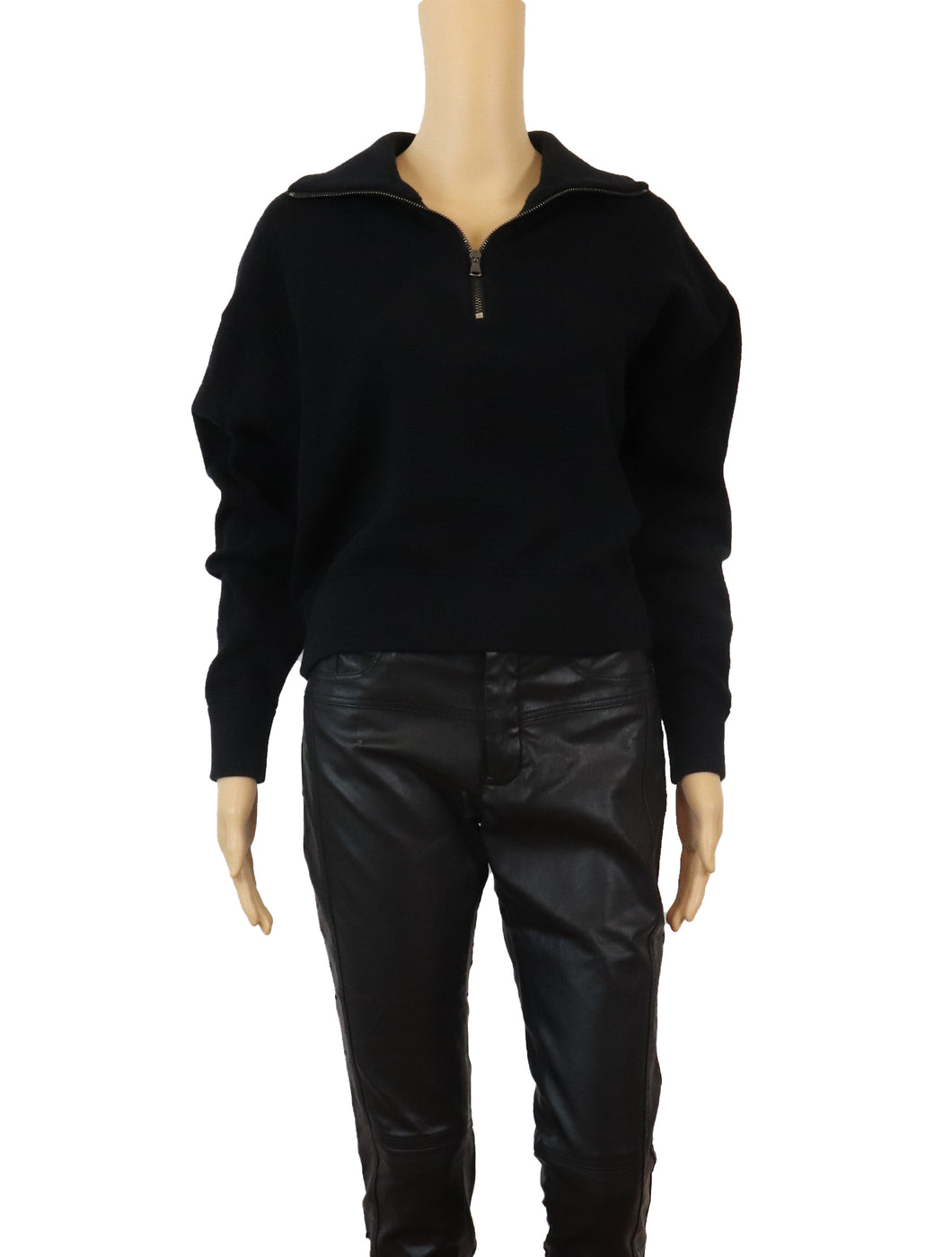 Varley Cowl Neck Half-zip Pullover Sweater