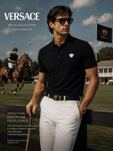 Load image into Gallery viewer, Versace Medusa Mens Polo Shirt

