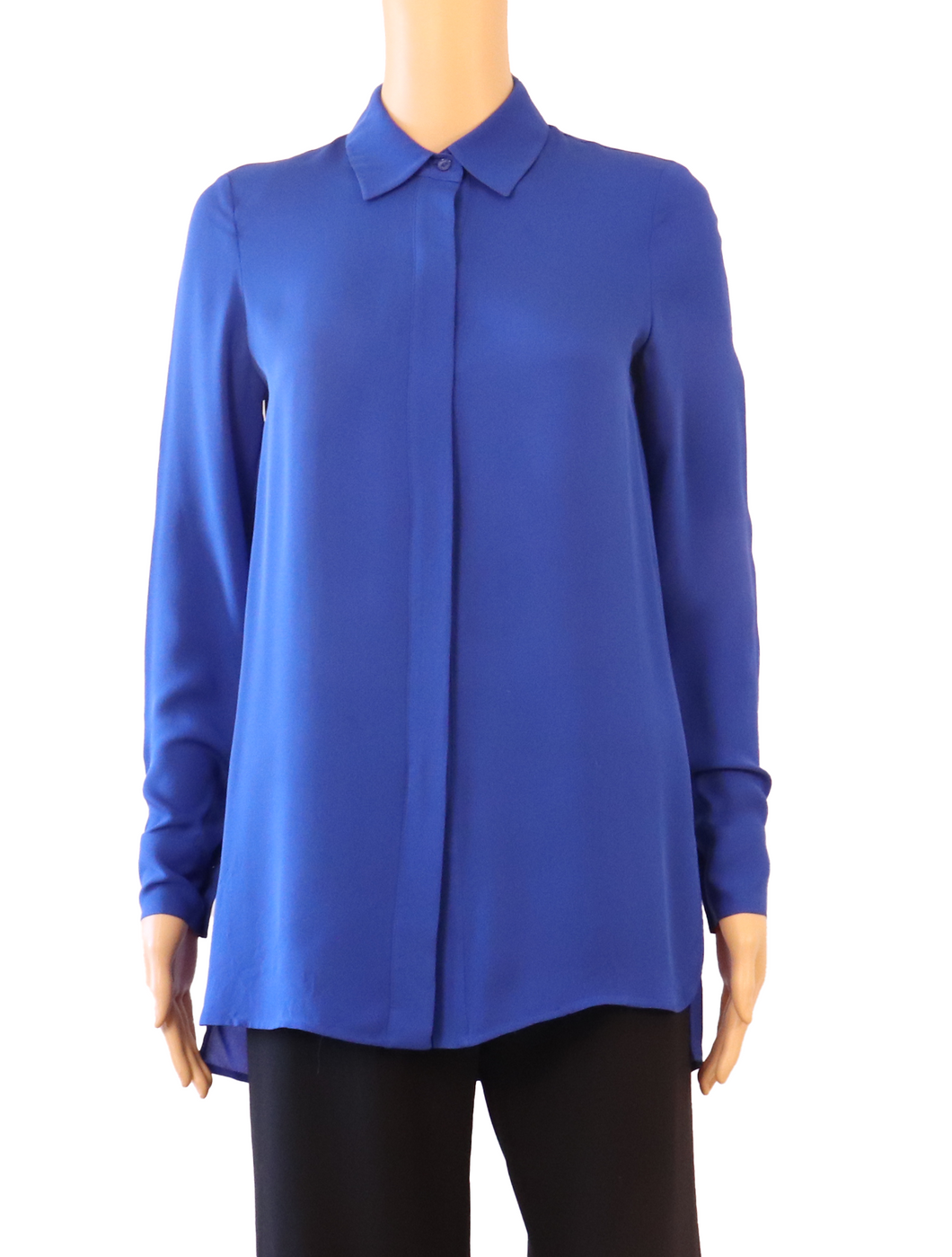 Vince Silk Button-Down Blouse