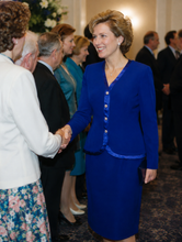 Load image into Gallery viewer, Vintage Reggio Blue Jacket &amp; Skirt Set
