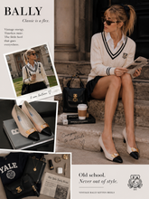 Load image into Gallery viewer, Vintage BALLY Leather Kitten Heels
