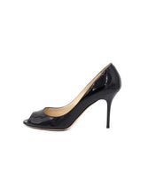 Load image into Gallery viewer, Jimmy Choo Patent Leather Peep-toe Pumps
