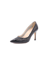 Load image into Gallery viewer, Manolo Blahnik Perforated Patent Leather Pumps

