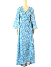 Load image into Gallery viewer, Hannah Art Wear Silk Wrap Maxi Dress
