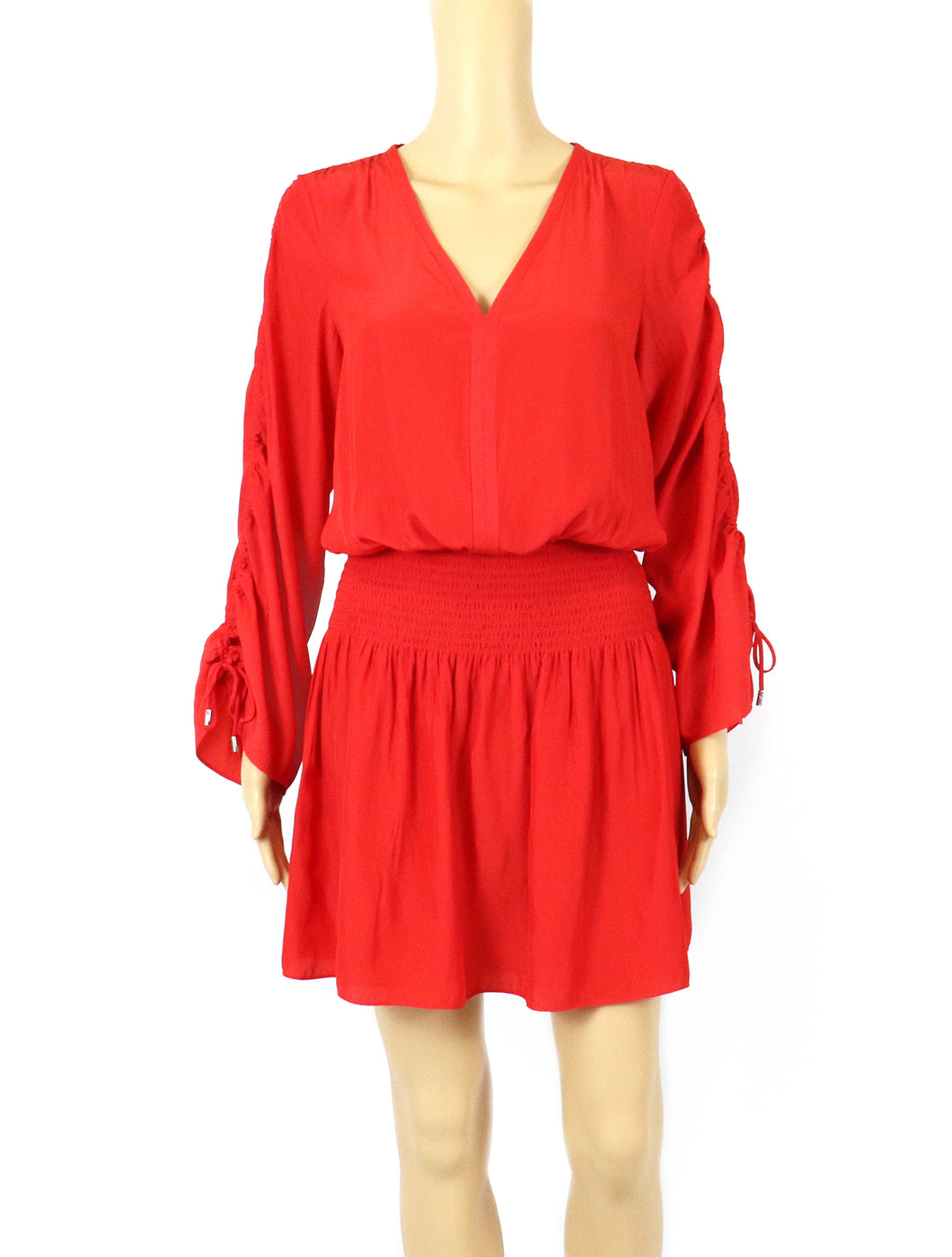Ramy Brook Long Sleeve Smocked Lily Dress