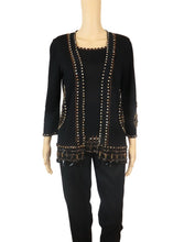 Load image into Gallery viewer, Escada Black Sweater and Top Set
