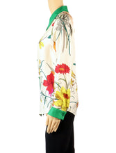 Load image into Gallery viewer, Gucci Silk Twill Floral Blouse Top
