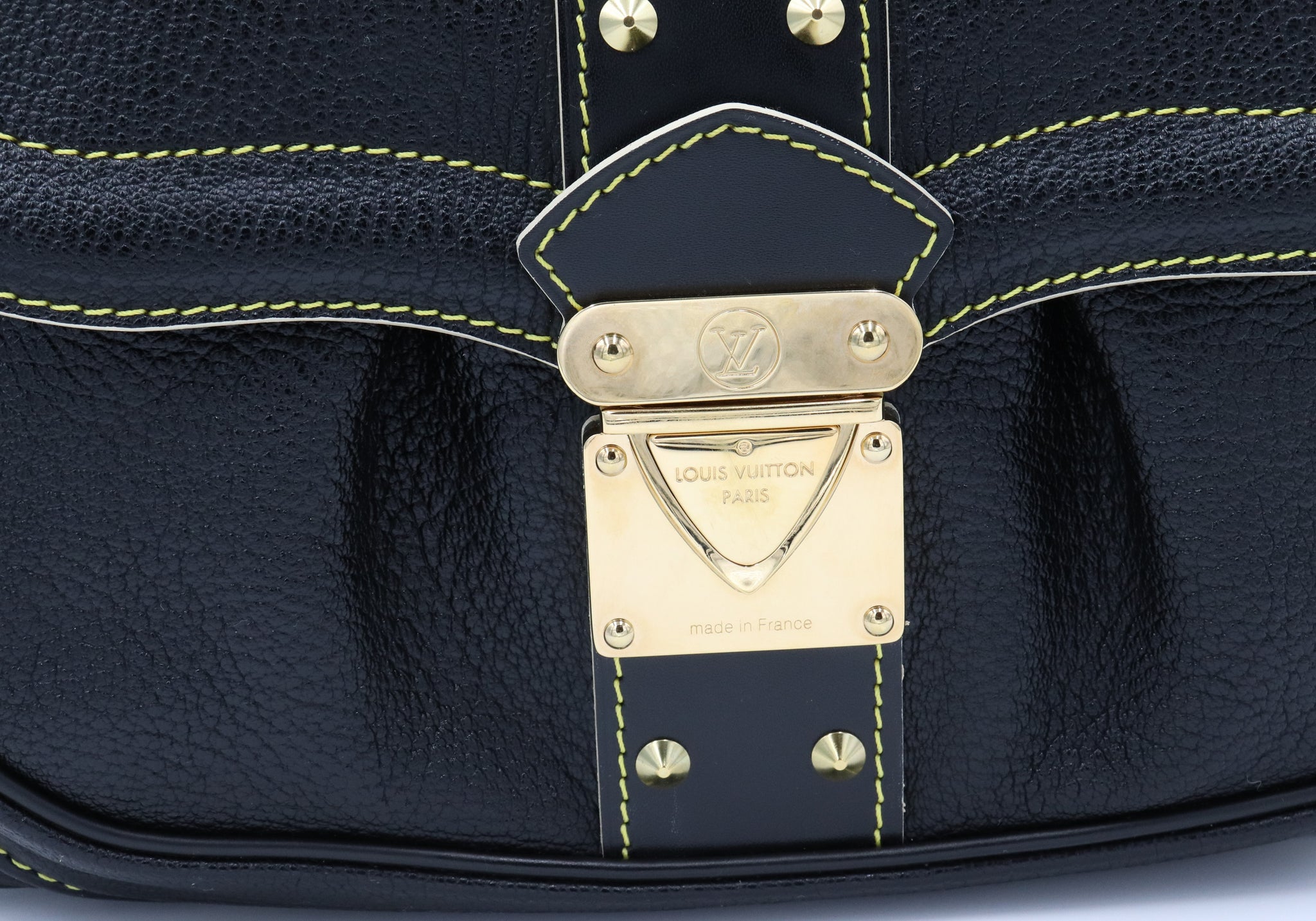 Louis Vuitton Suhali Leather Shoulder Bag - Black Shoulder Bags