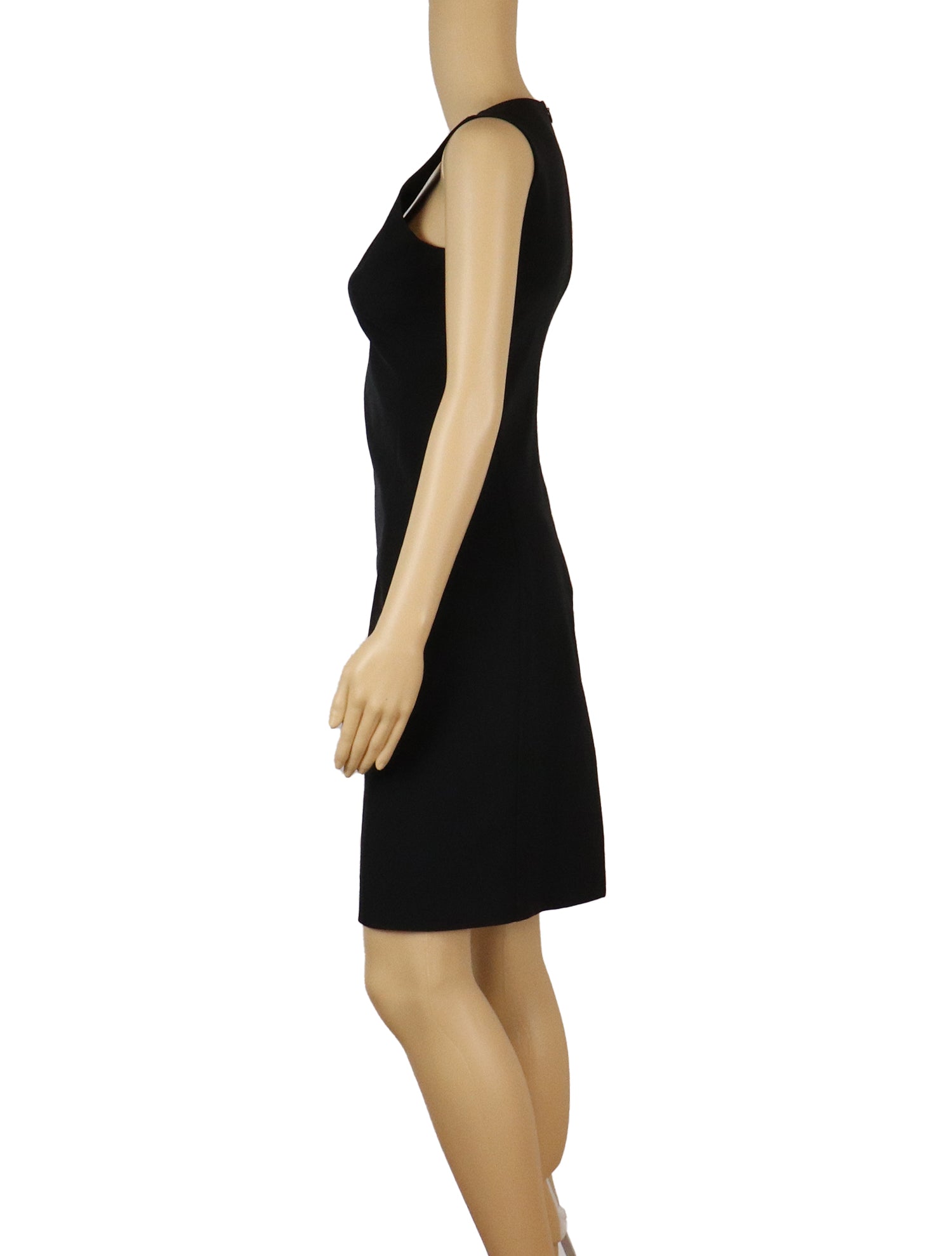 prada bodycon dress Prada Silk And Lace Dress, Woman, Black, Size 40
