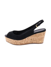 Load image into Gallery viewer, Tory Burch Suede Slingback Wedges

