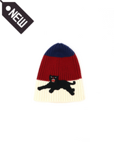 Load image into Gallery viewer, Gucci Sylvie Panther Wool Beanie
