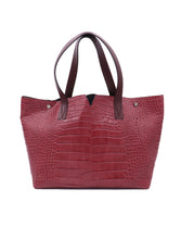 Load image into Gallery viewer, Vince Embossed Leather Tote Bag
