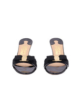 Load image into Gallery viewer, Salvatore Ferragamo Patent Leather Bow Accents Slides
